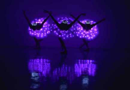 These LED Ballet Dancers are available across London