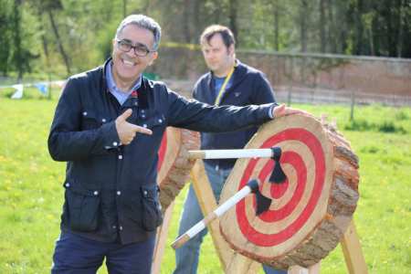 Axe throwing experience for hire. Book our sports-themed entertainment for family fun days in London & the UK.