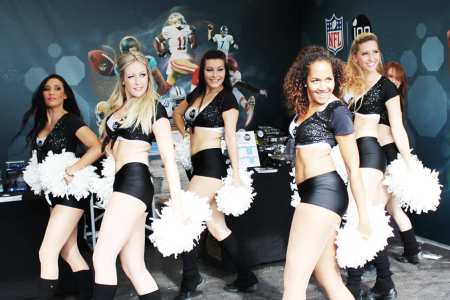 hire our sports performers in the UK. Our sideline cheerleaders can be hired for all shows.