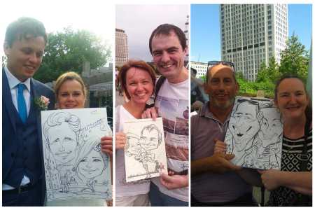 Artists for hire. Book our caricaturists for product launches in the UK & London.
