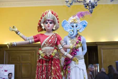 Our Indian God Stilt Walkers are available for hire for Indian festivals in London & the UK.