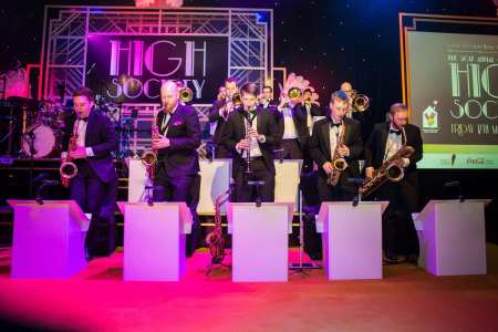 Live jazz orchestra for hire. Book our live function swing band for corporate events, award ceremonies or private parties in London & the UK.