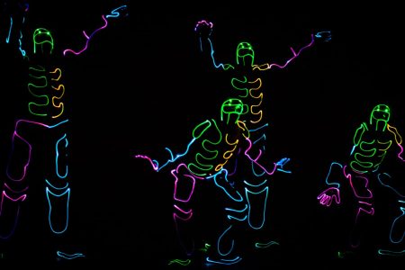 Amazing LED dance group