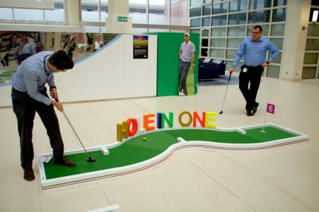 Crazy Golf Course Hire For Team Building Events