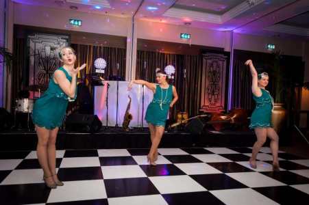 Great Gatsby-themed dancers for hire. Book our 1920's-themed dancers for corporate events in London & the UK.
