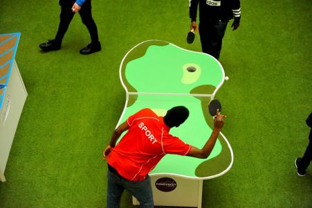 bespoke table tennis for hire. Our bespoke table tennis can be hired in London and the UK.