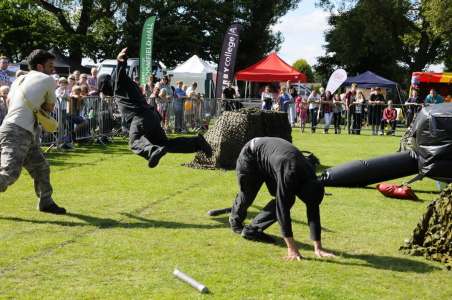 Book our live stunt action performers for team building days in London & the UK.