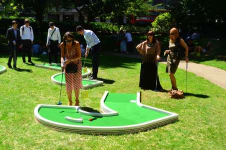 Crazy Golf Course Hire For Corporate Events