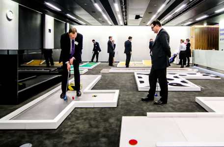 Crazy Golf Course Hire Event Entertainment Setup