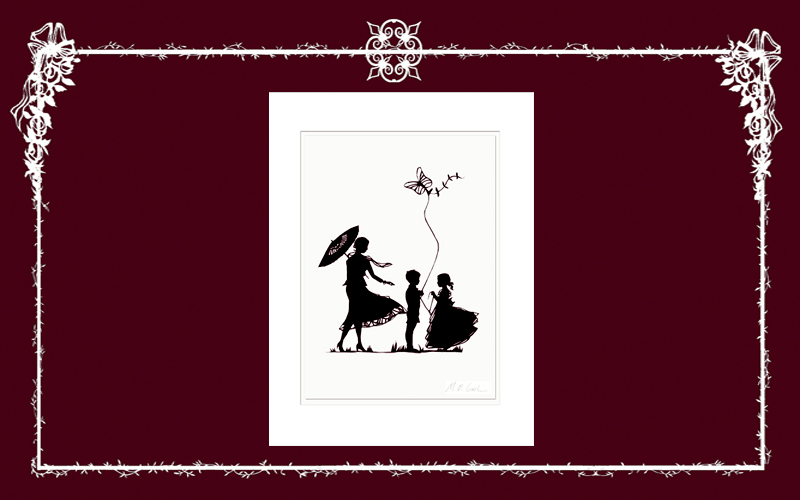 Silhouette Artist for hire. Our shadow cutters are available to book for product launches in the UK & London.