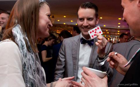 Walkabout magicians for events in London.