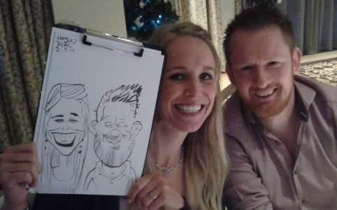 John the Caricaturist for hire. Book our caricature artist for award ceremonies in London & the UK.