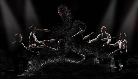 Juggling show for hire. Book The Chic Juggling Quartet for award ceremonies in London & the UK.