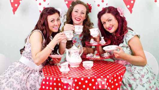 Hire our Andrew Sisters-inspired tribute act for 1940's-themed events in Derbyshire.