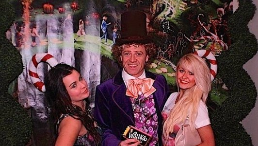 Willy Wonka lookalike for hire. Book our celebrity lookalike for