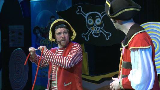 Children's Stage Show for hire. Book our Captain Almighty performer for children's events in the UK & London.