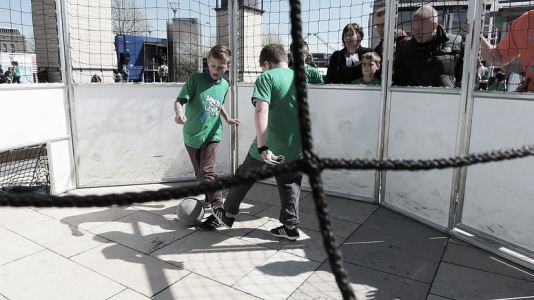 football cages for hire. Our mini football pitches can be hired worldwide.