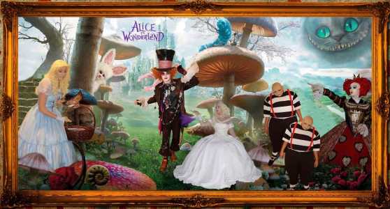 Alice in Wonderland Treasure Hunt for hire. Our Treasure Hunt in Wonderland is available to book for Alice in Wonderland-themed events, children's events or shopping centre events in London & the UK.