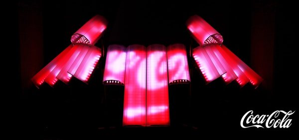 Bespoke LED drummer for brand activations and shows in London.
