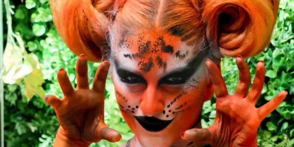 Animal-Body-Paint-Characters-Tiger