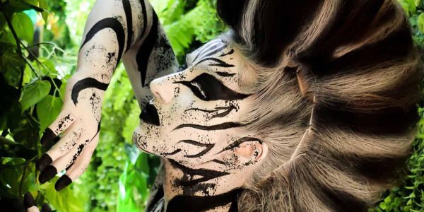 Animal-Body-Paint-Characters-Zebra