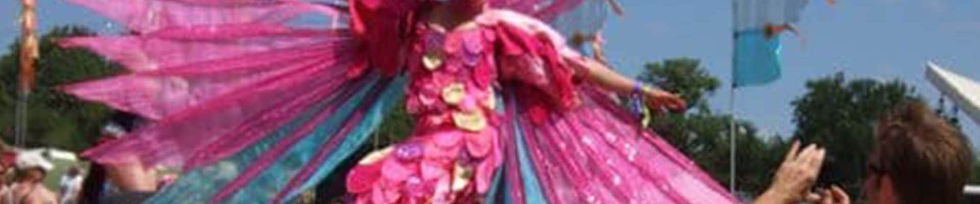 Exotic-Bird-Stilt-Walker-Costume Exotic-Bird-Stilt-Walker-Costume