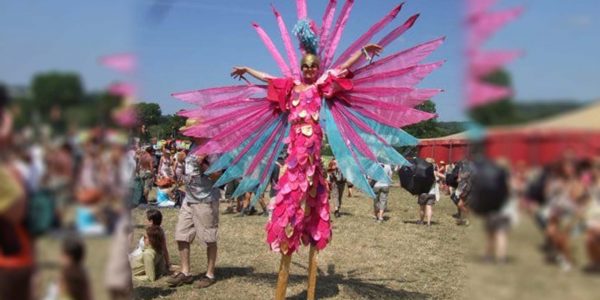 Exotic-Bird-Stilt-Walker-Performer