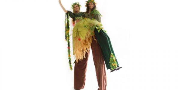 Midsummer-Night-Pixies-Stilt-Walker-Duo