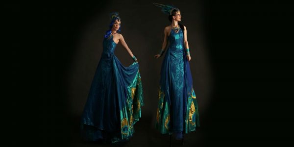 Peacock-Stilt-Walker-Duo