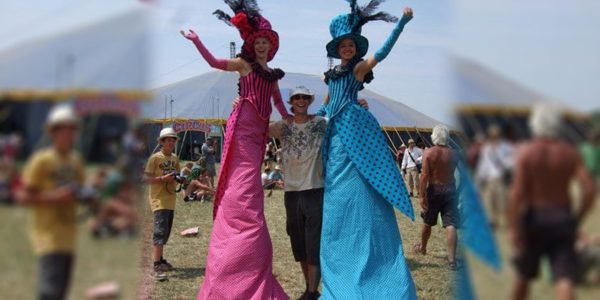 The-Spotty-Ladies-Stilt-Walker-Group