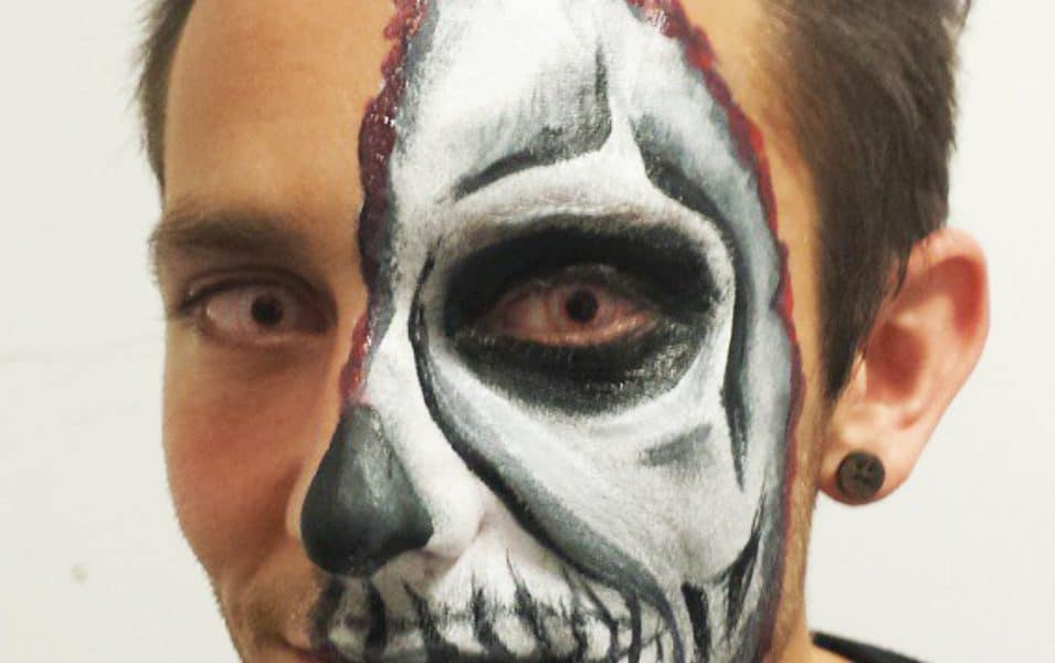 Halloween face painters for hire in London.