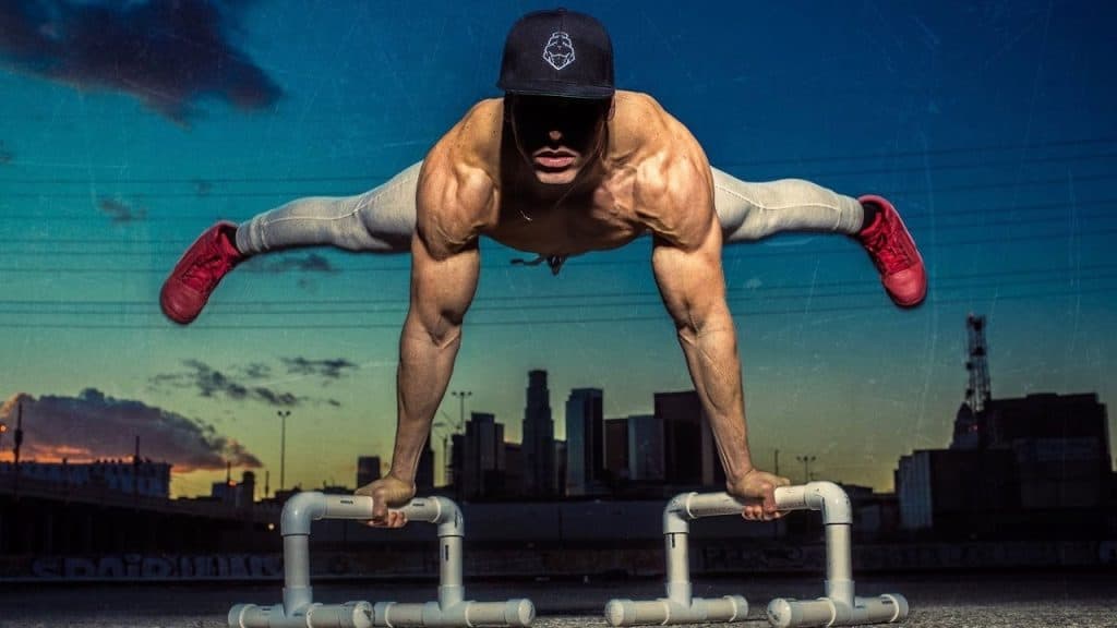 Unique calisthenics stage show