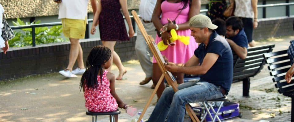 Professional Caricaturist for hire. Book our artist for corporate events in London & the UK.