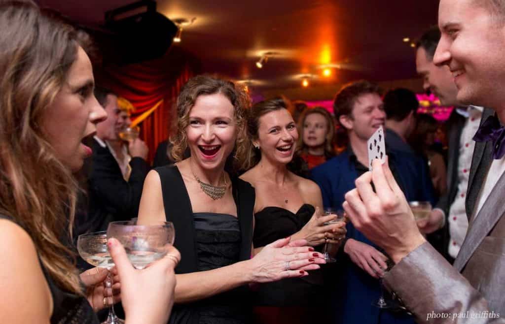 Close up magicians for corporate events in London and the UK.