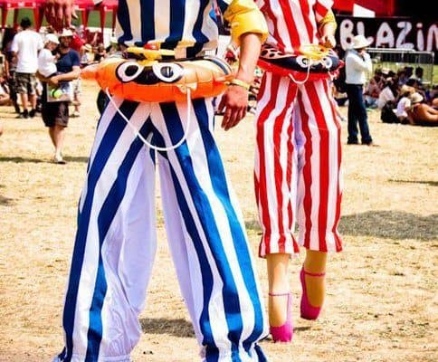 Dipping Dynamo stilt walkers for hire. Book our summer-themed stilt walkers for family fun days in London & the UK. Dipping Dynamo stilt walkers for hire. Book our summer-themed stilt walkers for family fun days in London & the UK.