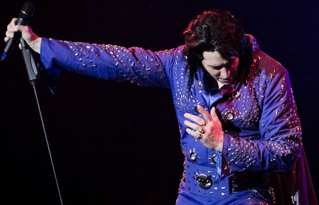 Elvis Presley impersonator for hire. Book our Elvis Presley tribute act for corporate events in the UK & London.