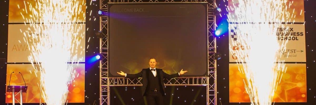 Our trade show magician can be booked in the UK for exhibitions. Our trade show magician can be booked in the UK for exhibitions.