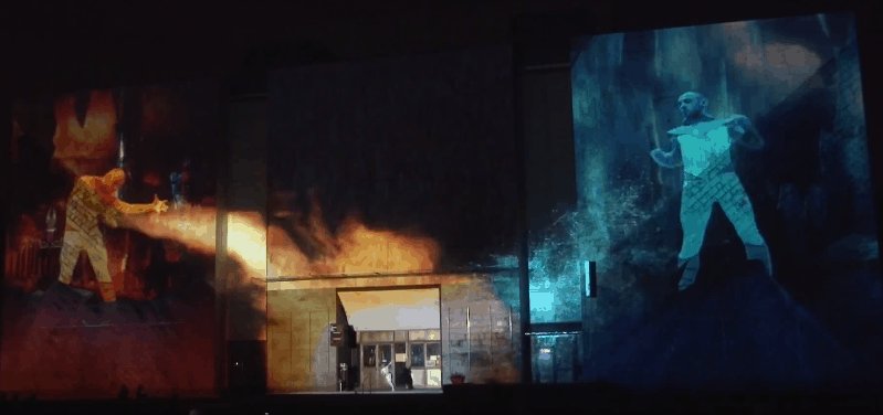 Bespoke video projection dance shows for events