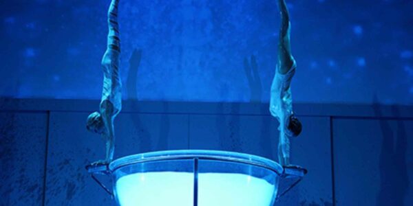 Acrobatic-Duo-Handstand-On-Water-Bowl