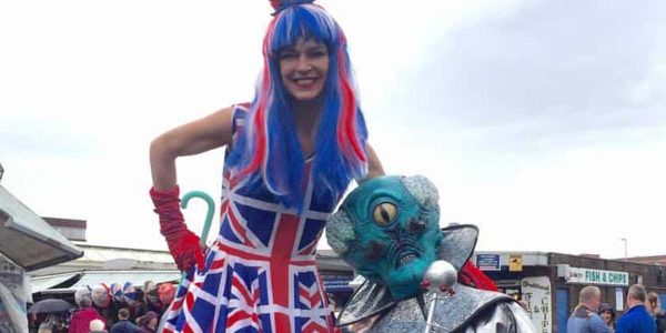 British-Themed-Stilt-Walker