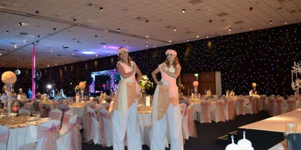 Flower-Power-Stilt-Performers