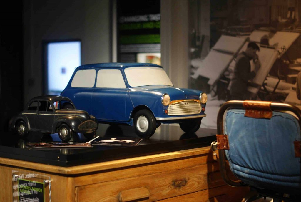 Classic MINI model we used as a prop to decorate areas of the MINI 100 years Oxford Brand Exhibition Event.