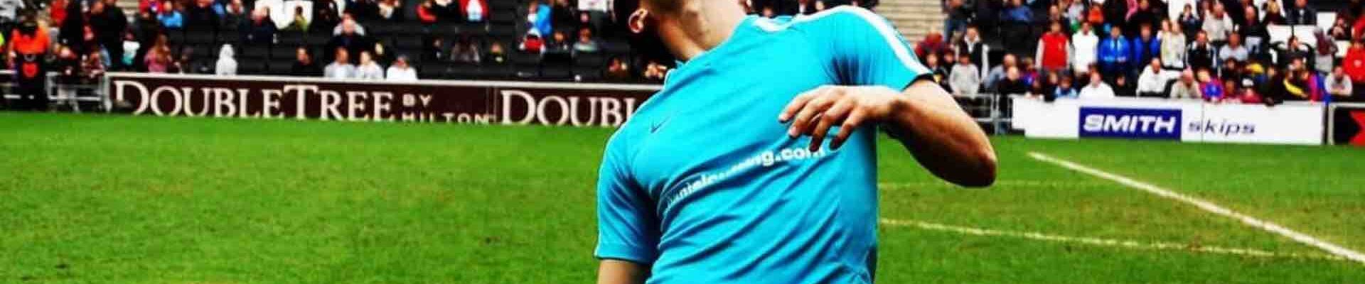 Professional-Football-Freestyler-In-Stadium Professional-Football-Freestyler-In-Stadium