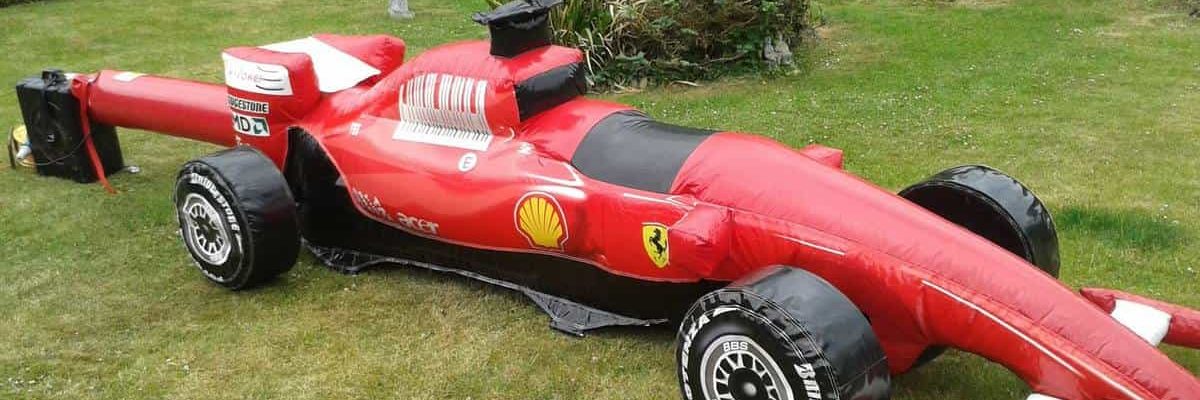 Red-Ferrari-F1-Car-Inflatable-Challenge Red-Ferrari-F1-Car-Inflatable-Challenge