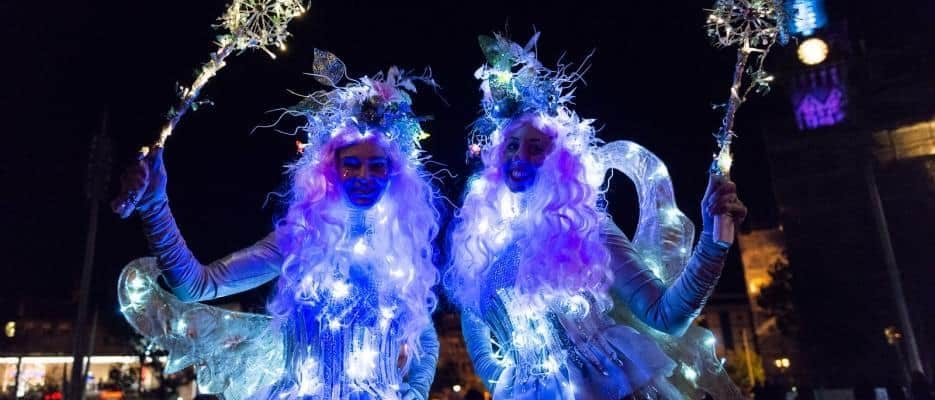 Silver-Fairy-Stilt-Walkers Silver-Fairy-Stilt-Walkers