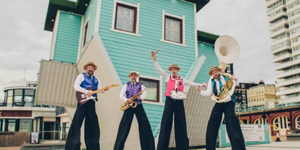 Themed-Band-On-Stilts