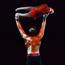Ballet trapeze act available to hire for gala dinners in London and the UK