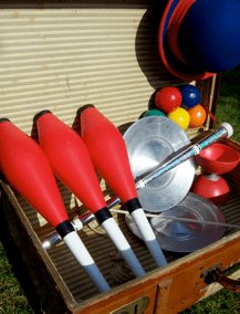 Children's workshop for hire. Our Circus Skills Workshop is available to book for children's parties in the UK & London.