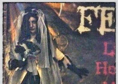 Dead Bride Halloween Stilt Walkers 4