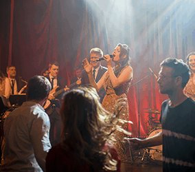 Our vintage band is available to hire across the UK for private parties.